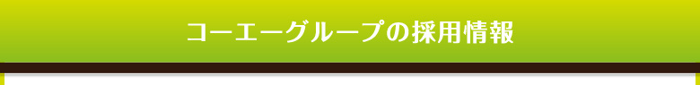 コーエーグループの採用情報