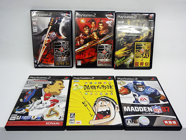 ゲームソフト買取 PS2(プレイステーション２） ゲームソフト各種６本 ...
